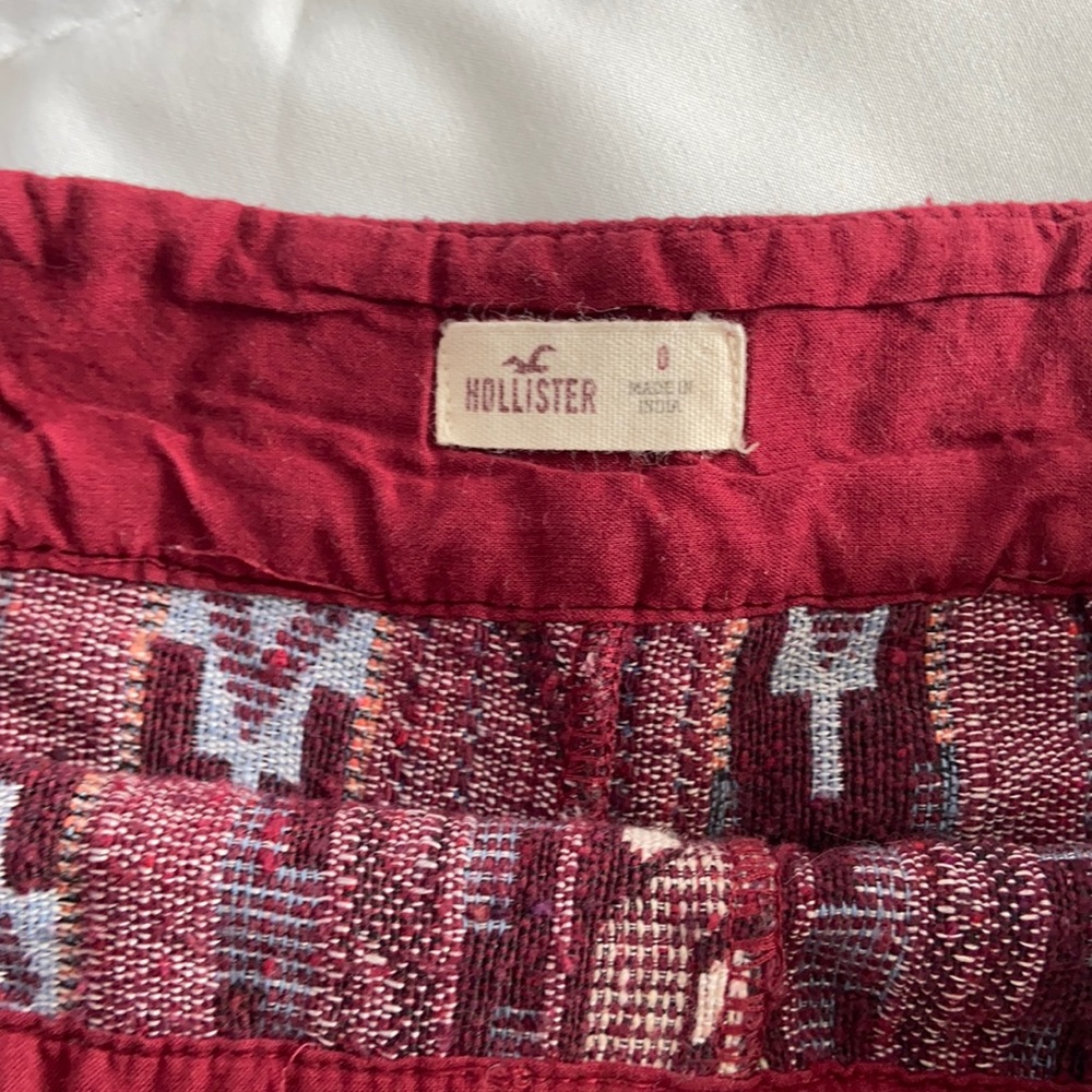 Aztec Pattern High Rise Shorts - Picture 3 of 4